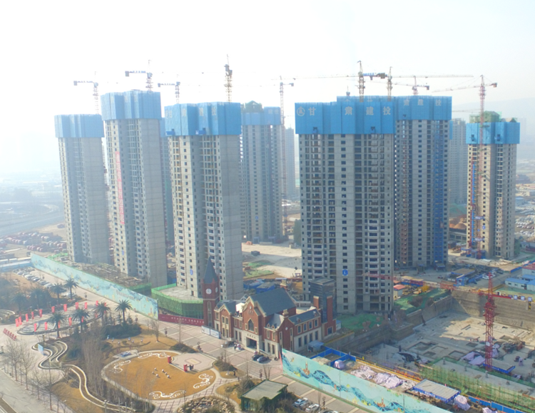 甘肅建投地產(chǎn)·百酈灣項(xiàng)目一期 一、三標(biāo)段15層以下主體順利通過(guò)驗(yàn)收